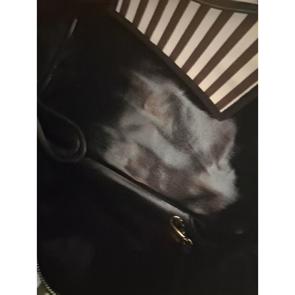 Henri Bendel NY Striped Canvas Pet Dog Cat Carrier Preppy Tote Shoulder Bag 14" - Picture 12 of 16